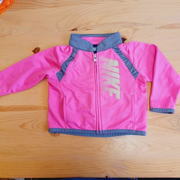 Pink Nike Kids Jacket - 12 M (4154) - Picture 2 of 6